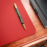 Red Leather Conference Table Pad, 22 x 14